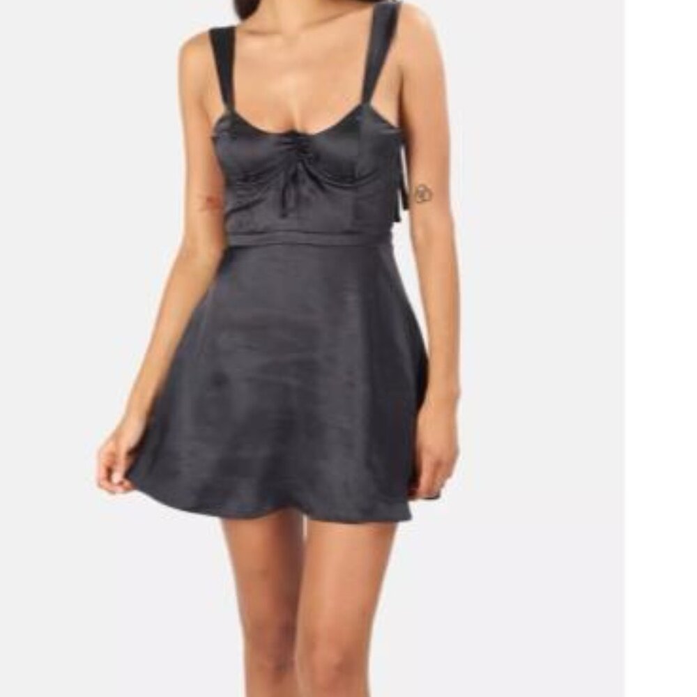 For Love & Lemons Taliah Mini Dress in Black Sz: XS